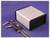 'Metal casing and calliper on blue background.'