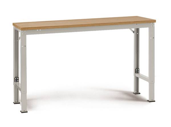 Manuflex  AU7055.7035    Manuflex AU7055.7035 Universal Basic Height-Adjustable Workbench (1500 x 1022 x 800 mm, Light Grey)    Light grey