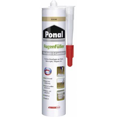 Ponal Wood Filler for Parquet and Laminate. Contains Flextec technology, suitable for wood discolouration, joint connections at doors, heating systems, stairs.