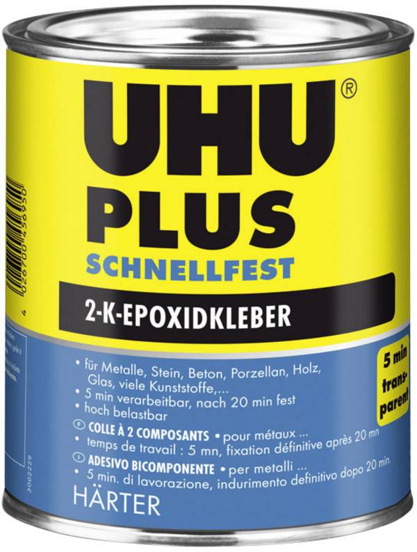 UHU Plus Schnellfest Dose Härter Two-component adhesive 45695 855 g