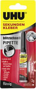 UHU blitzschnelle Pipette Superglue 45570 3 g