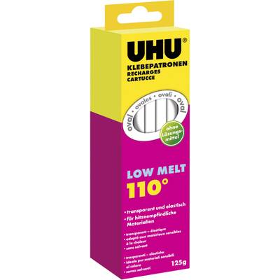UHU 48620 Hot melt glue sticks  170 mm Transparent 125 g 10 pc(s)