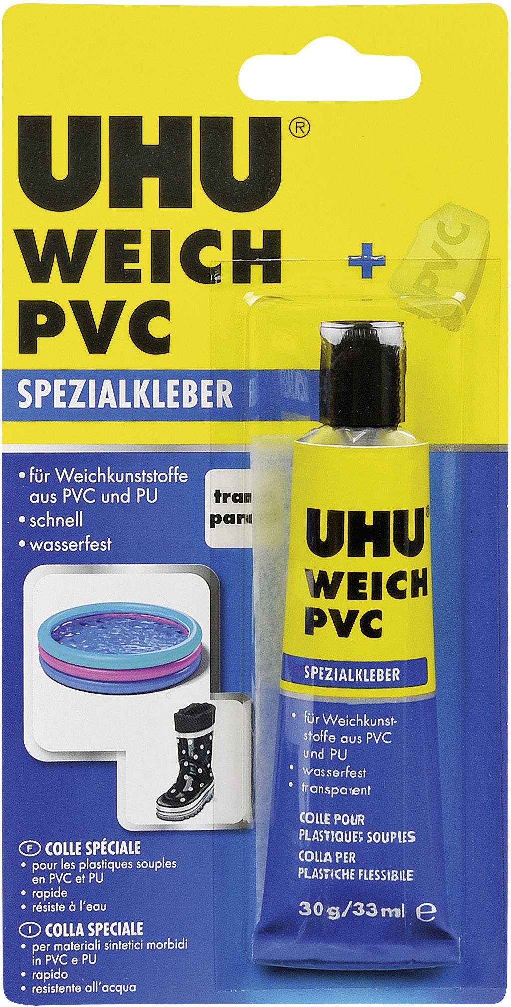 Buy UHU WEICH PVC PVC glue 46655 30 g