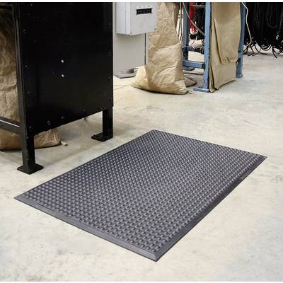 COBA Europe SE010003 Elite Workplace matting (L x W x H) 1.2 m x 0.9 m x 15 mm  Black
