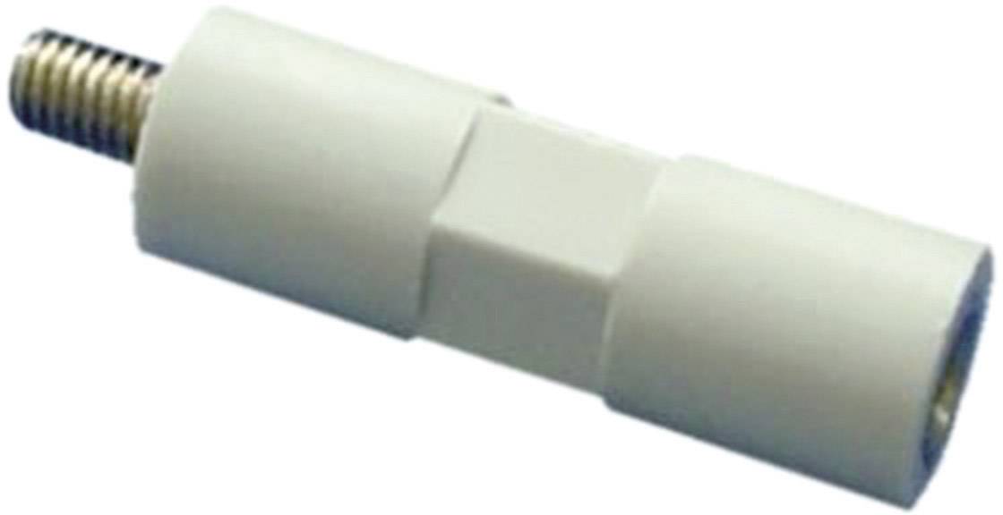 4S15 Insulated spacer (L) 15 mm M4 x 7 mm Polyester, Steel zinc plated 1 pc(s)