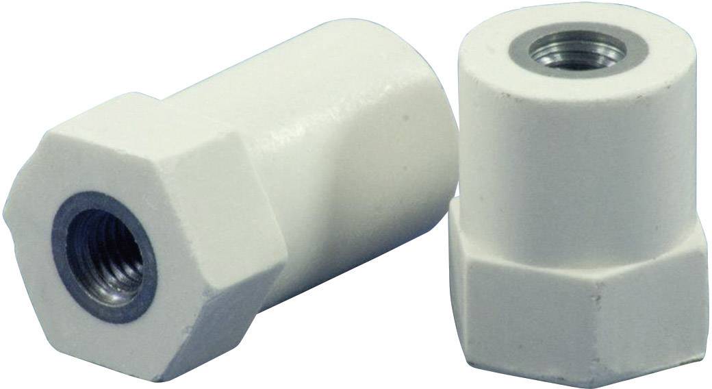 HC21.26-HF8.08CF8.08 Hexagonal insulated spacer (Ø x H) 21 mm x 26 mm M8 x 8 mm Polyester, Steel fibreglass-reinforced, zinc plated 1 pc(s)