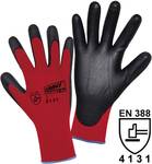 Worky 1177 Skinny PU Coated Knitted Nylon Gloves (Size 7, Red/Black)