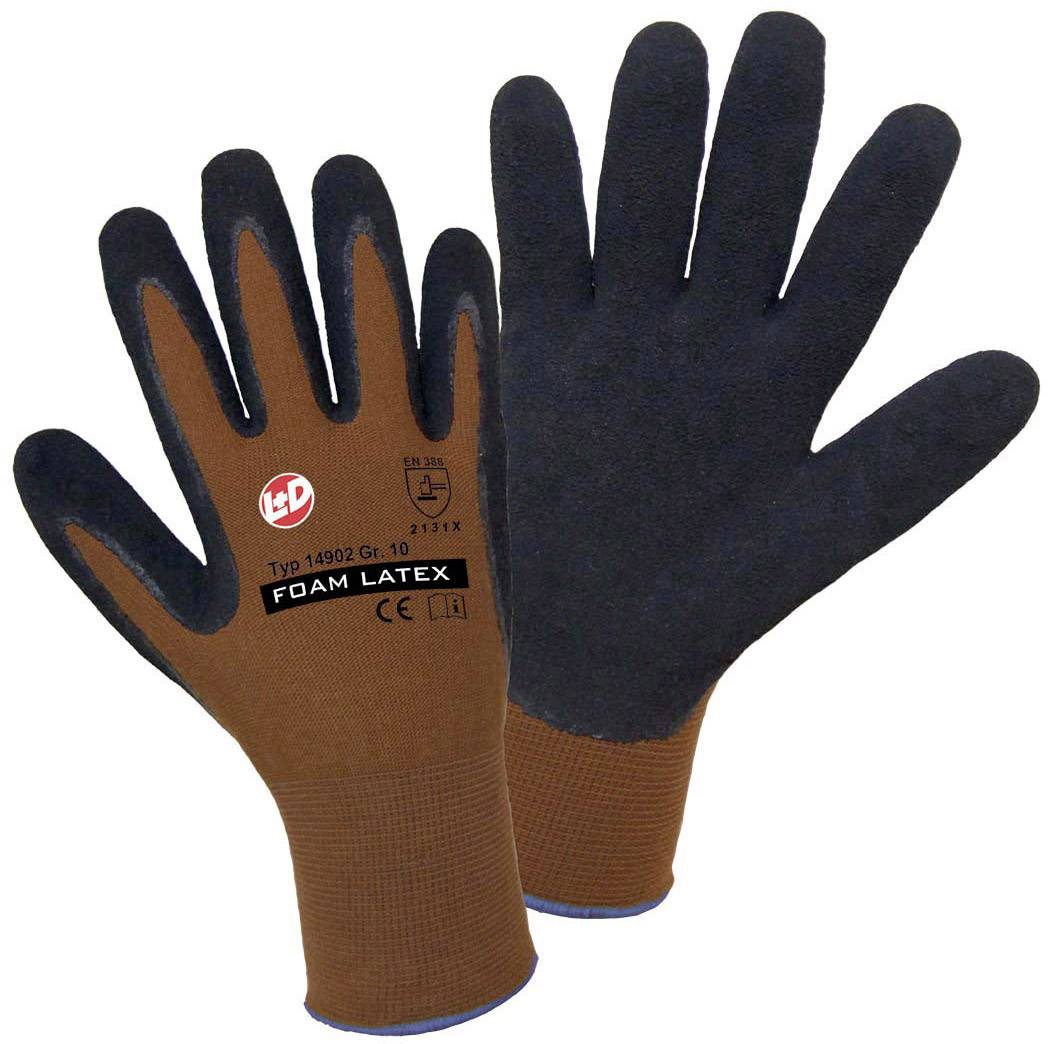 Leipold Doehle Nylon Latex FOAM 14902-7 Nylon Protective glove Size (gloves): 7, S EN 388:2016 CAT II 1 Pair
