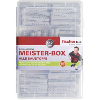 Fischer Meister-Box UX/UX R Assorted dowels   513893 110 Parts