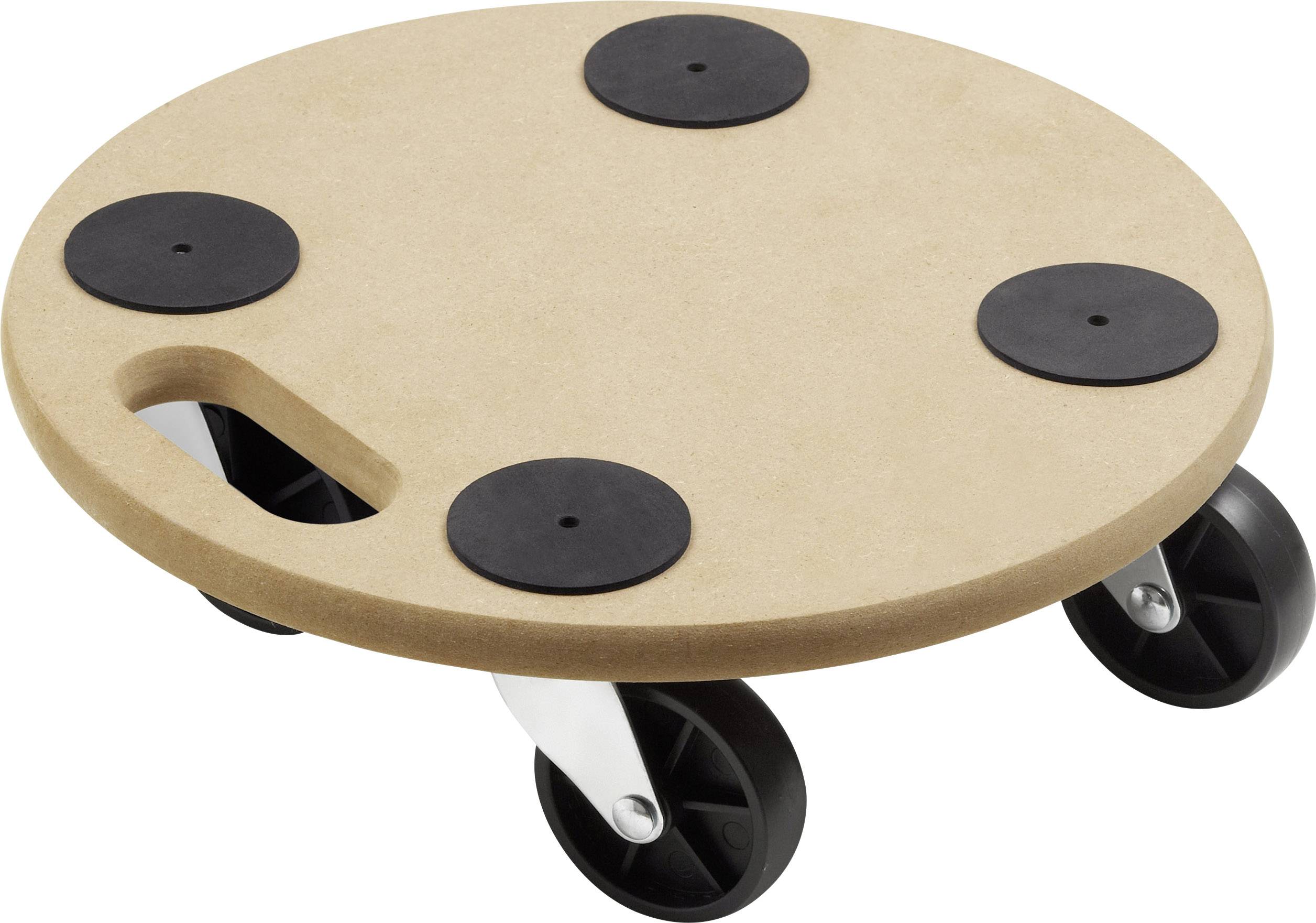 Meister Werkzeuge 0821350 Dolly Wood Load capacity (max.): 150 kg 350 mm x 350 mm x 100 mm No. of swivel casters 4