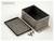Metal enclosure with removed lid and screws. Suitable for electronic components or projects in harsh environments.