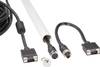 Renkforce VGA Cable VGA 15-pin plug, VGA 15-pin plug 10.00 m Black RF-4537804 for conduit fitting, incl. ferrite core VGA cable