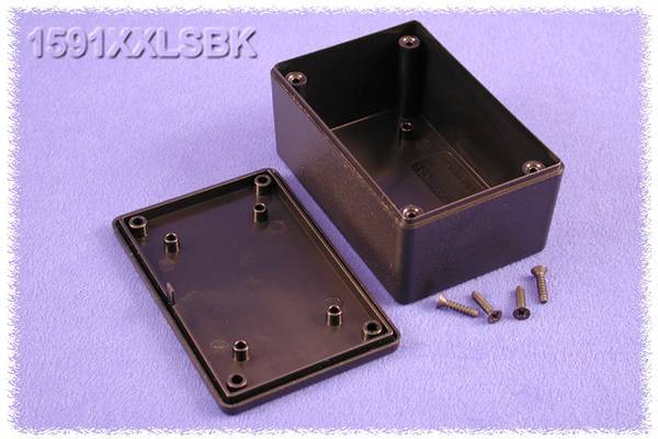 Hammond Electronics 1591XXSSBK Universal enclosure 110 x 82 x 44 Acrylonitrile butadiene styrene Black 1 pc(s)