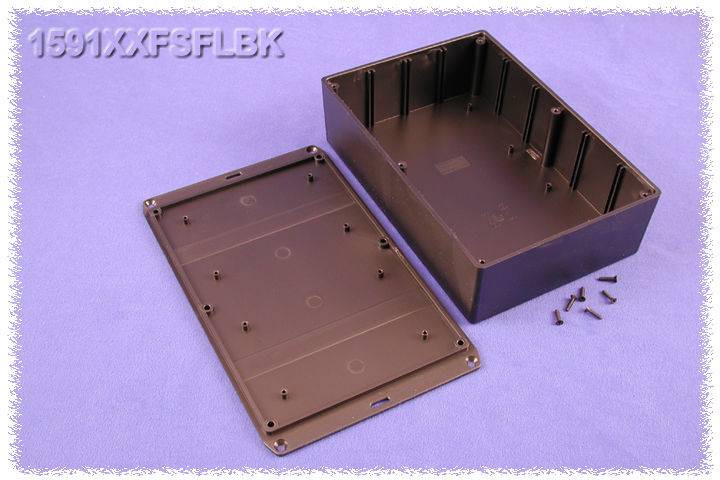 Hammond Electronics 1591XXGSFLBK Universal enclosure 121 x 94 x 34 Acrylonitrile butadiene styrene Black 1 pc(s)
