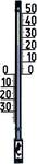 Outdoor thermometer large analogue, black