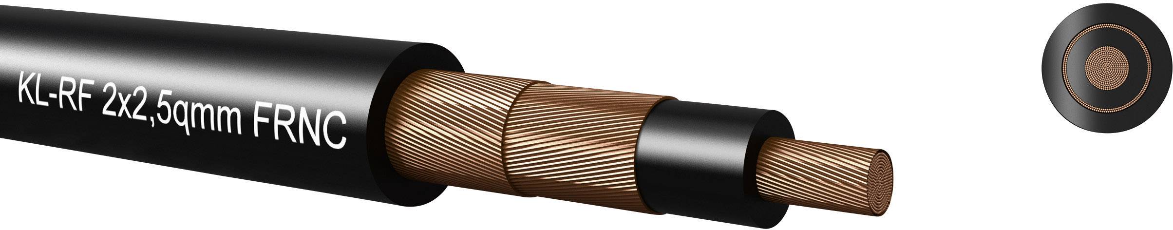 KL-RF 2x4,0qmm black FRNC, Koax, speaker-cable 55H140000 Kabeltronik