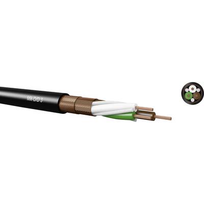 Kabeltronik 58D302209-1 Microphone cable  3 x 0.22 mm² Black Sold per metre
