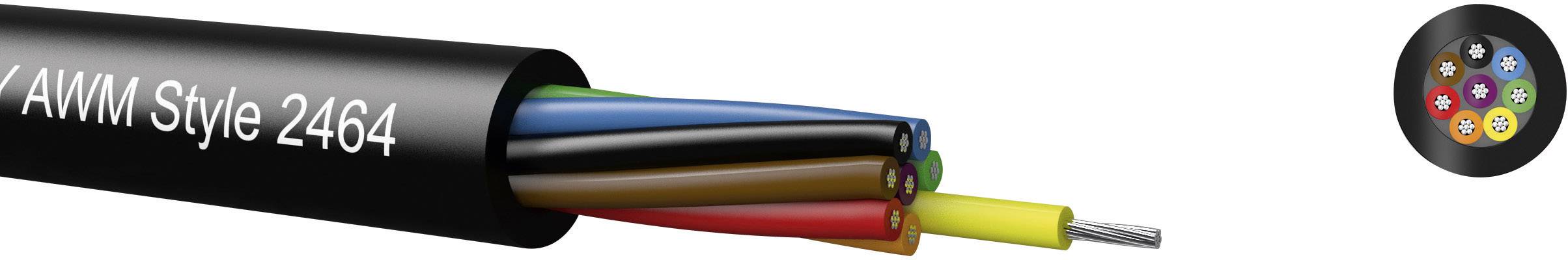 Kabeltronik LiYY Control lead 8 x 0.50 mm² Black 95082009 Sold per metre