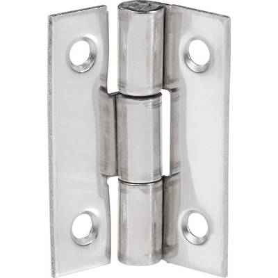 Narrow Hinges (L x W) 30 mm x 22 mm Stainless steel