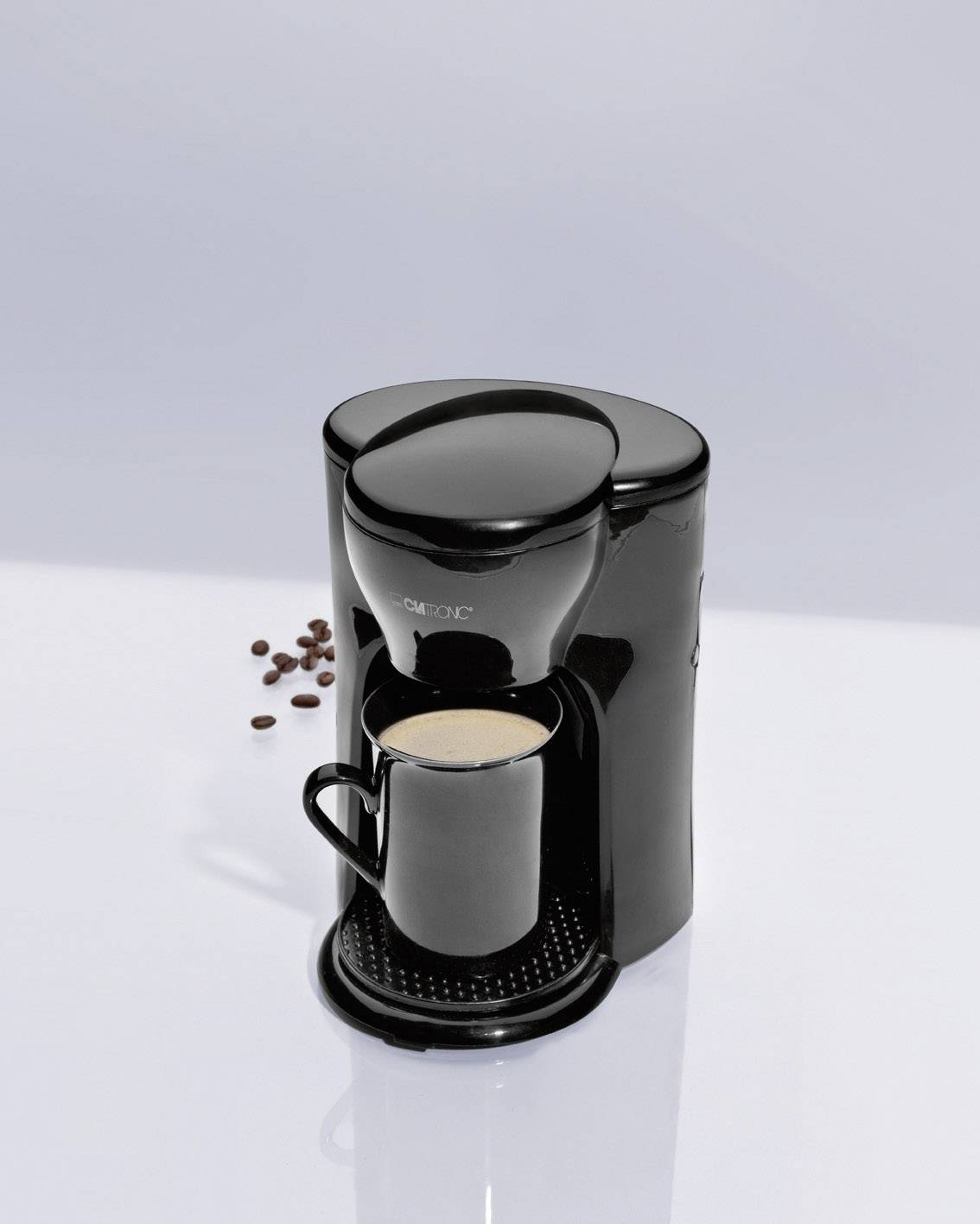 Clatronic KA 3356 Coffee maker Black Cup volume=1