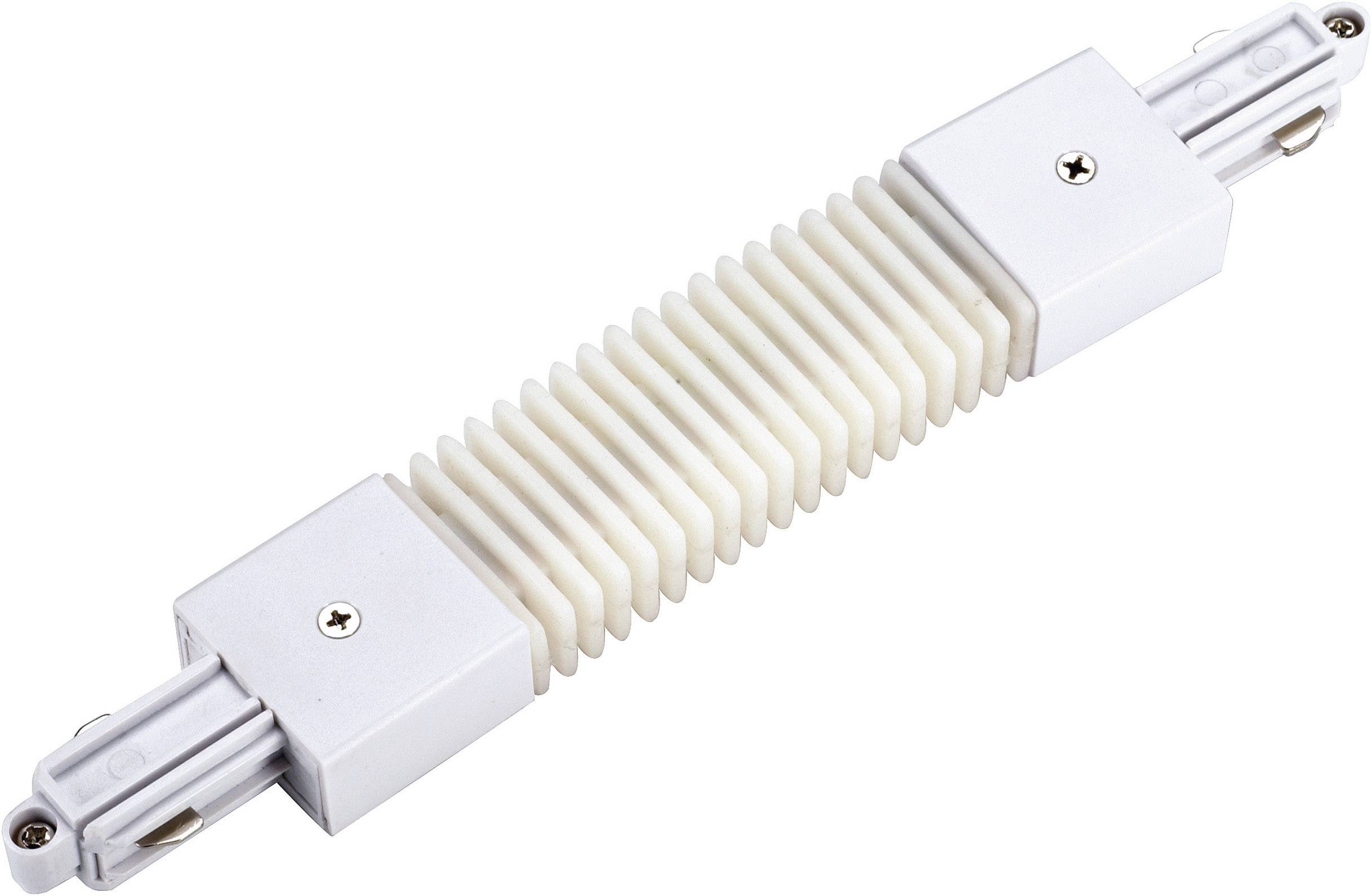 SLV 143111 High voltage mounting rail Flex connector 1-phase White