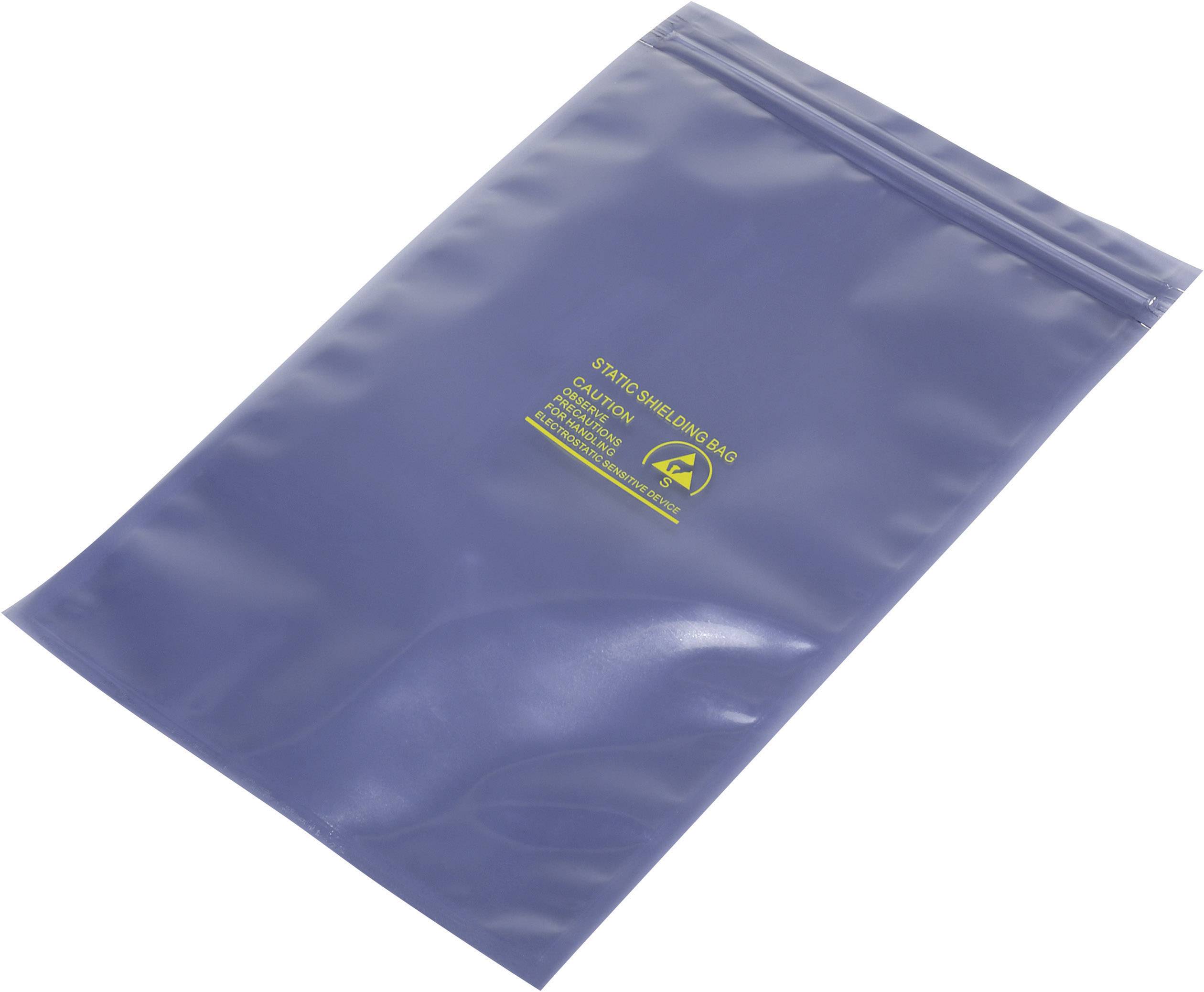 TRU COMPONENTS ESD bag (L x W) 250 mm x 150 mm shielding ESD identifier S resealable 1 pc(s)