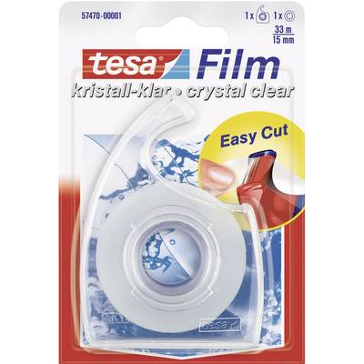 Tesafilm® Crystal Clear 33 m x 15 mm + Dispenser