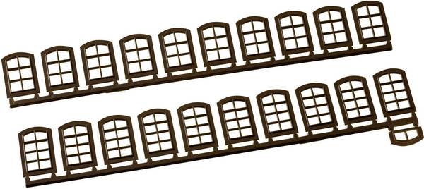 Auhagen 80204 H0 Windows Brown  Plastic assembly kit