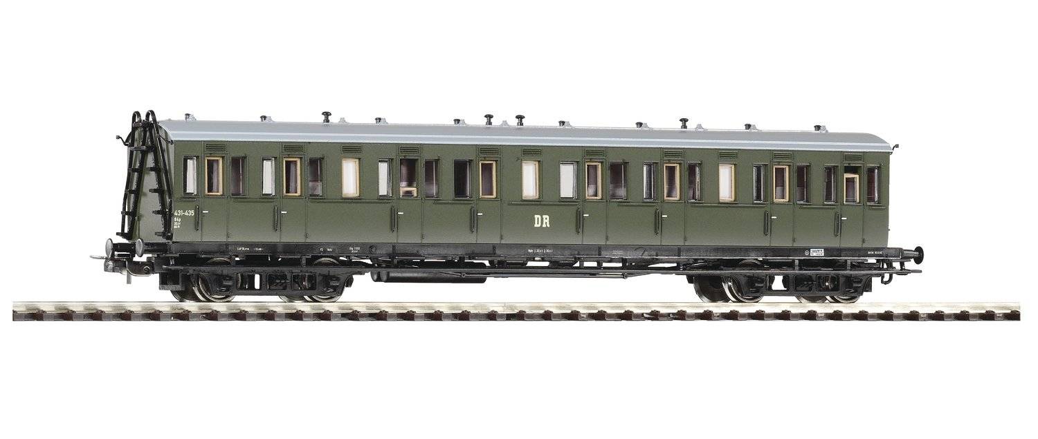 Piko H0 53213 H0 Compartment coach 2. Class B4p of DR epoch III without brakeman's cab