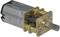 A small metal geared motor with a rectangular housing and gears, suitable for precise mechanical motion applications.