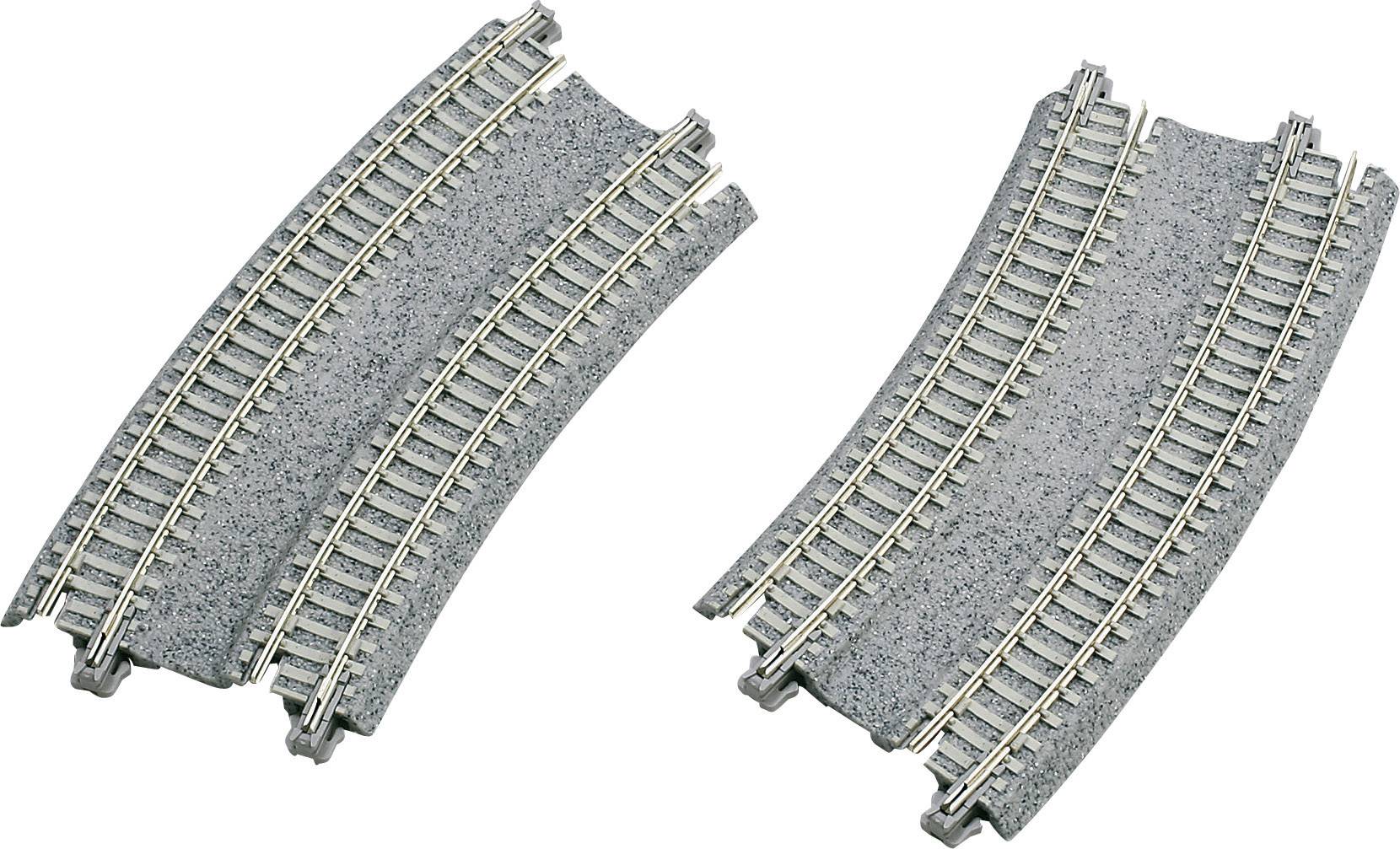 7078117 N Kato Unitrack Dual track, Curve 22.5 ° 282 mm, 315 mm 2 pc(s)
