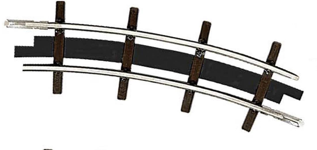 H0f narrow-gauge railway 12322 Curve 2 pc(s)
