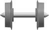 Liliput L969301 N Wheel set DC MOROP (NEM standards) 311 1 pc(s)