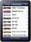 A list of locomotives with checkboxes on a display. Locomotive types: ÖBB 1116 Railjet, DB Class 143, ICE 2, 231 E 22, Series 242, Class 120, Class 52, 92 80 1 221 147-2 D-BE, 92 80 1 601 102-2 D-DB.