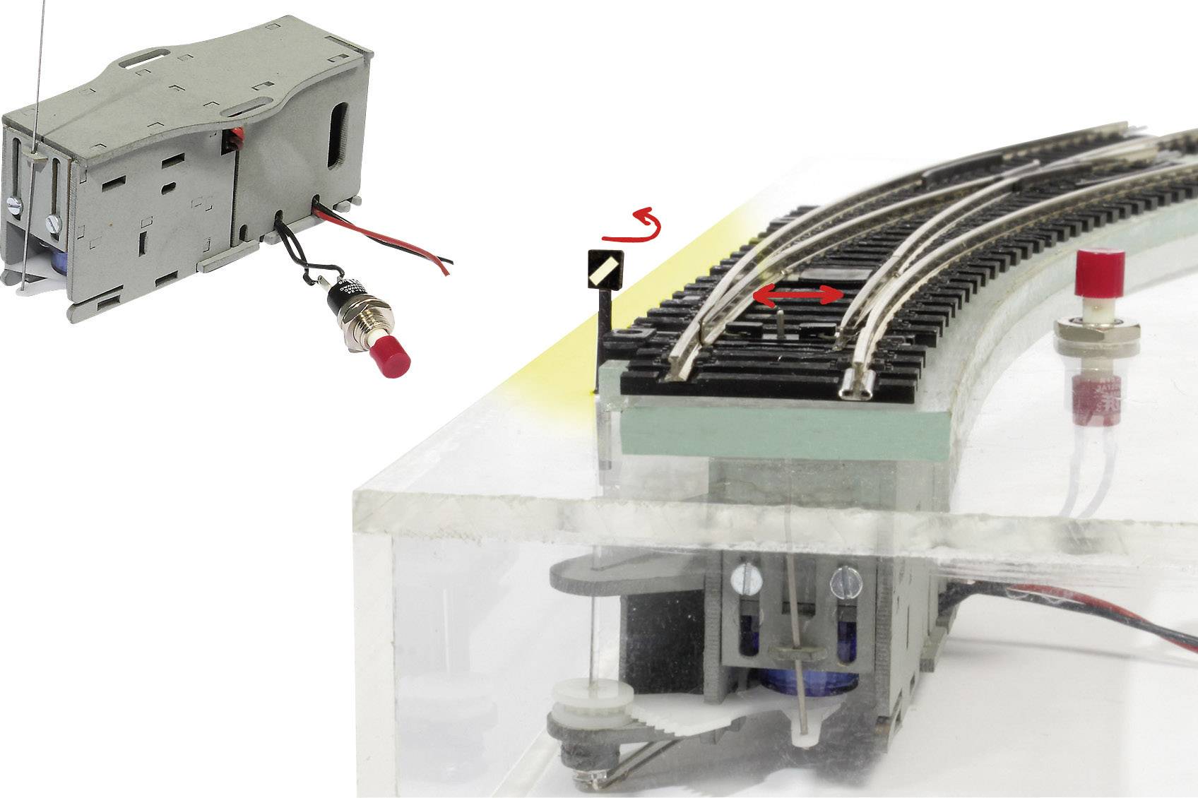 MBZ 73001 Underfloor point motor 9 V, 18 V