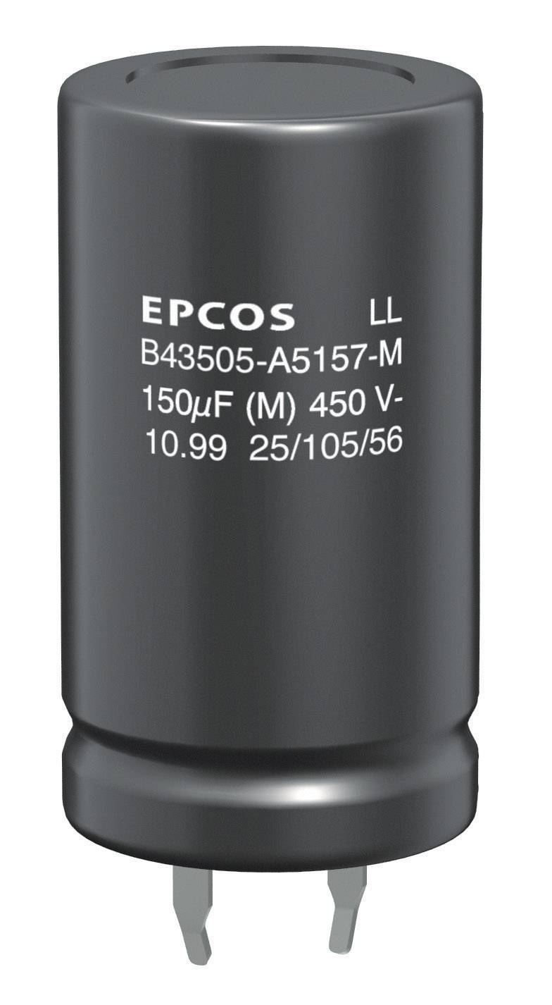 TDK B43504-A9107-M Electrolytic capacitor Snap-in 10 mm 100 µF 20 % (Ø x H) 22 mm x 35 mm 1 pc(s)