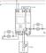 Circuit diagram of an electrical relay with labels for terminals and wires for installation in an electrical circuit.