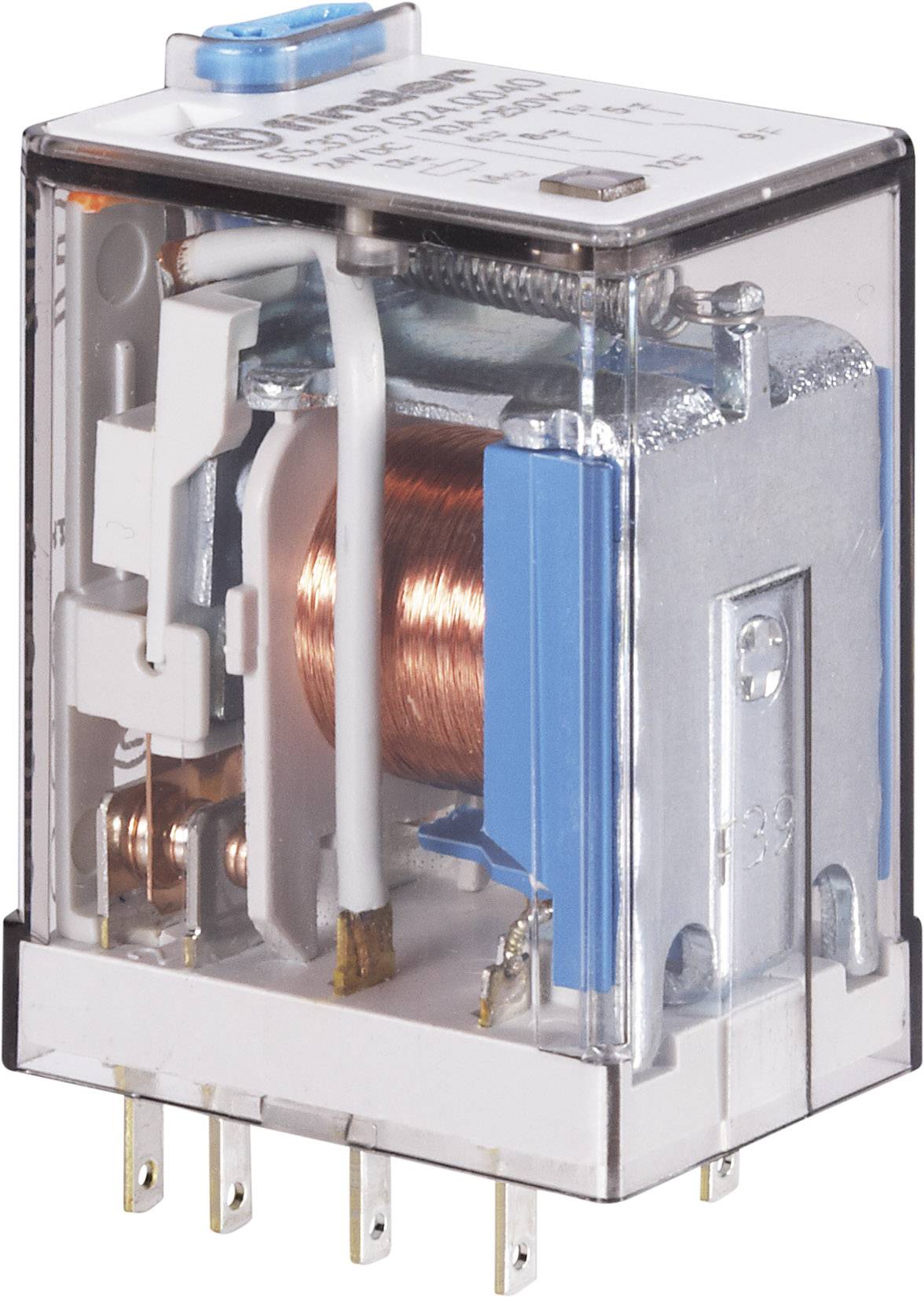 Finder 55.34.8.230.0040 Plug-in relay 230 V AC 7 A 4 change-overs 1 pc(s)