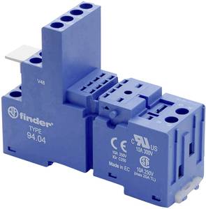 Finder 94.04 Relay socket  Compatible with series: Finder 55 series    1 pc(s)