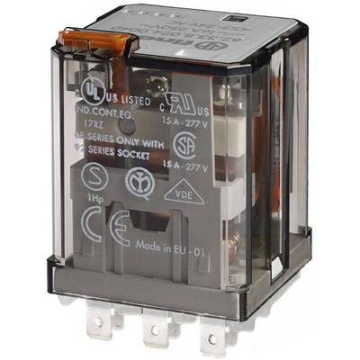 Finder 62.33.9.024.0040 Plug-in relay 24 V DC 16 A 3 change-overs 1 pc(s) 