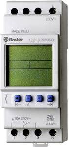 Finder 12.21.8.230.0000 - 16A Digital Weekly Time Switch N/A 250Vac