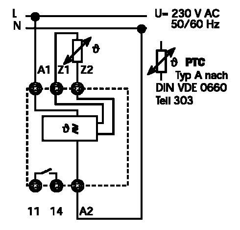 Finder 71.91.8.230.0300 Thermistor Temperature Sensing Relay Thermistor
