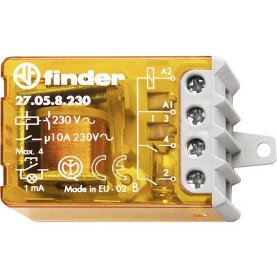 Impulse changeover switch Flush mount Finder 27.05.8.230.0000 2 makers 230 V AC 10 A 2300 VA  1 pc(s) 