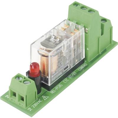 TRU COMPONENTS Relay card equipped 1 pc(s)  REL-PCB5 1 2 change-overs 230 V AC 