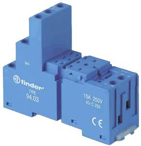 Finder 94.03 Relay socket  Compatible with series: Finder 55 series    1 pc(s)