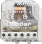 Impulse changeover switch Flush mount Finder 26.02.8.012.0000 2 makers 12 V AC 10 A 2500 VA 1 pc(s)