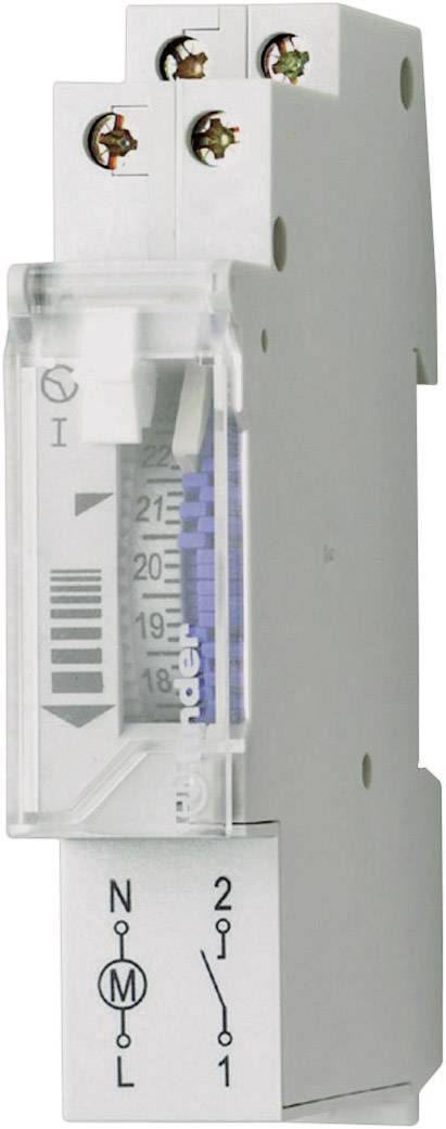 Finder 12.11.8.230.0000 - 16A Mechanical Daily Time Switch N/A 250Vac