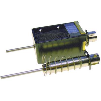 High-voltage safety switch: Two metallic assemblies, one with a spring and one with a housing for electromechanical applications.