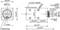 Technical drawing of a rectangular part with dimensions in millimetres, showing front, side, and top views.