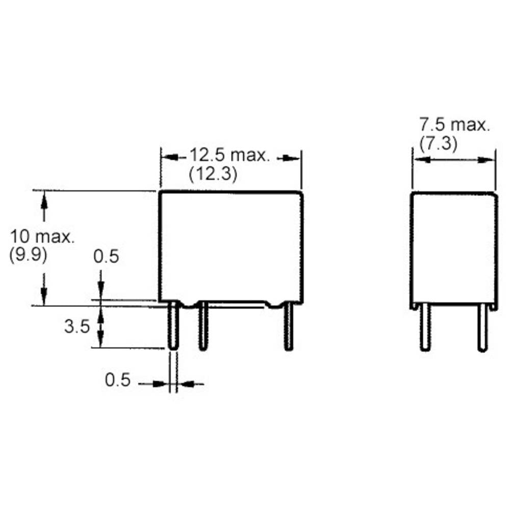 Omron G5V-1 24DC PCB relays 24 Vdc 1 A 1 change-over 1 pc(s)